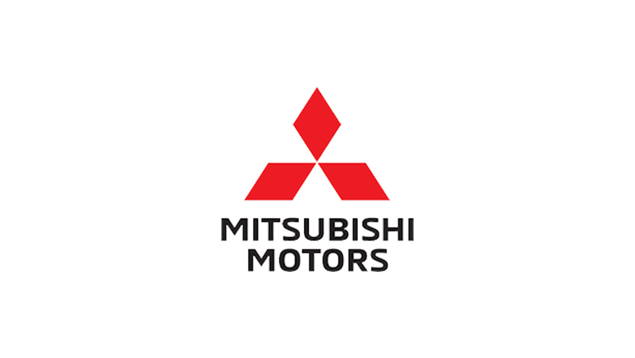 Mitsubishi Motors. Знак Митсубиси. Сервис Митсубиси. Логотип Мицубиси Моторс на черном фоне.