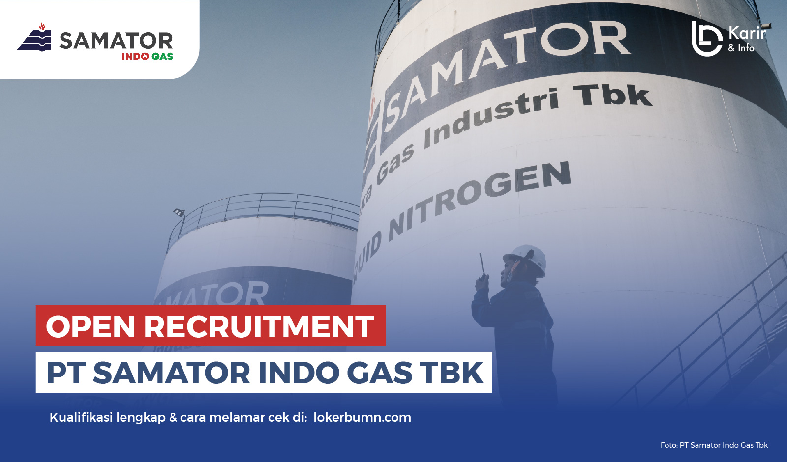 Pt Samator Indo Gas Tbk Karir Dan Info