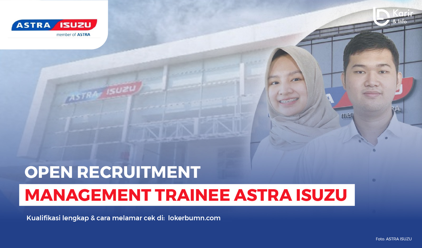 PT Astra International Tbk (Isuzu Sales Operation) - Karir dan Info