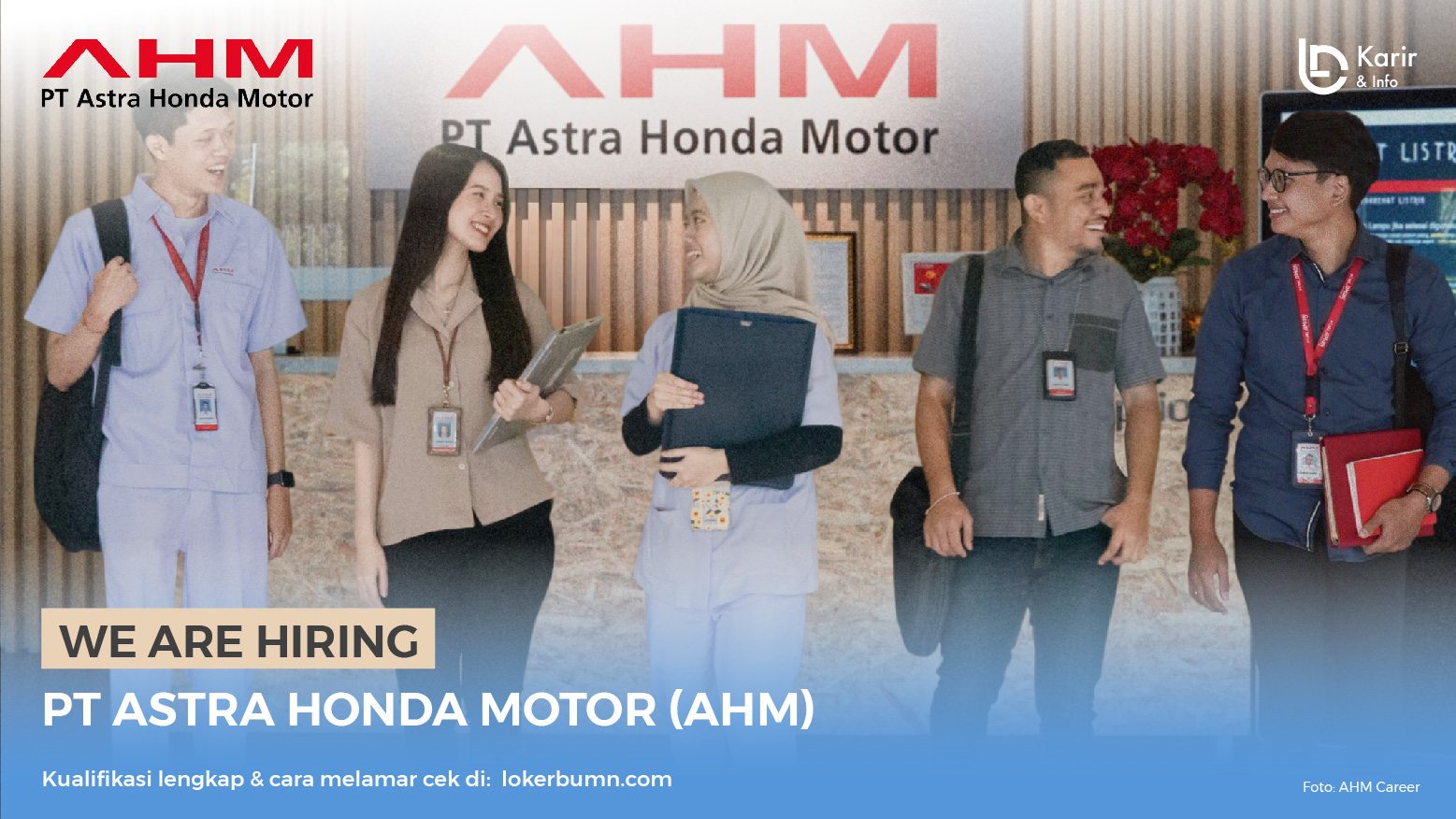 Rekrutmen PT Astra Honda Motor (AHM)